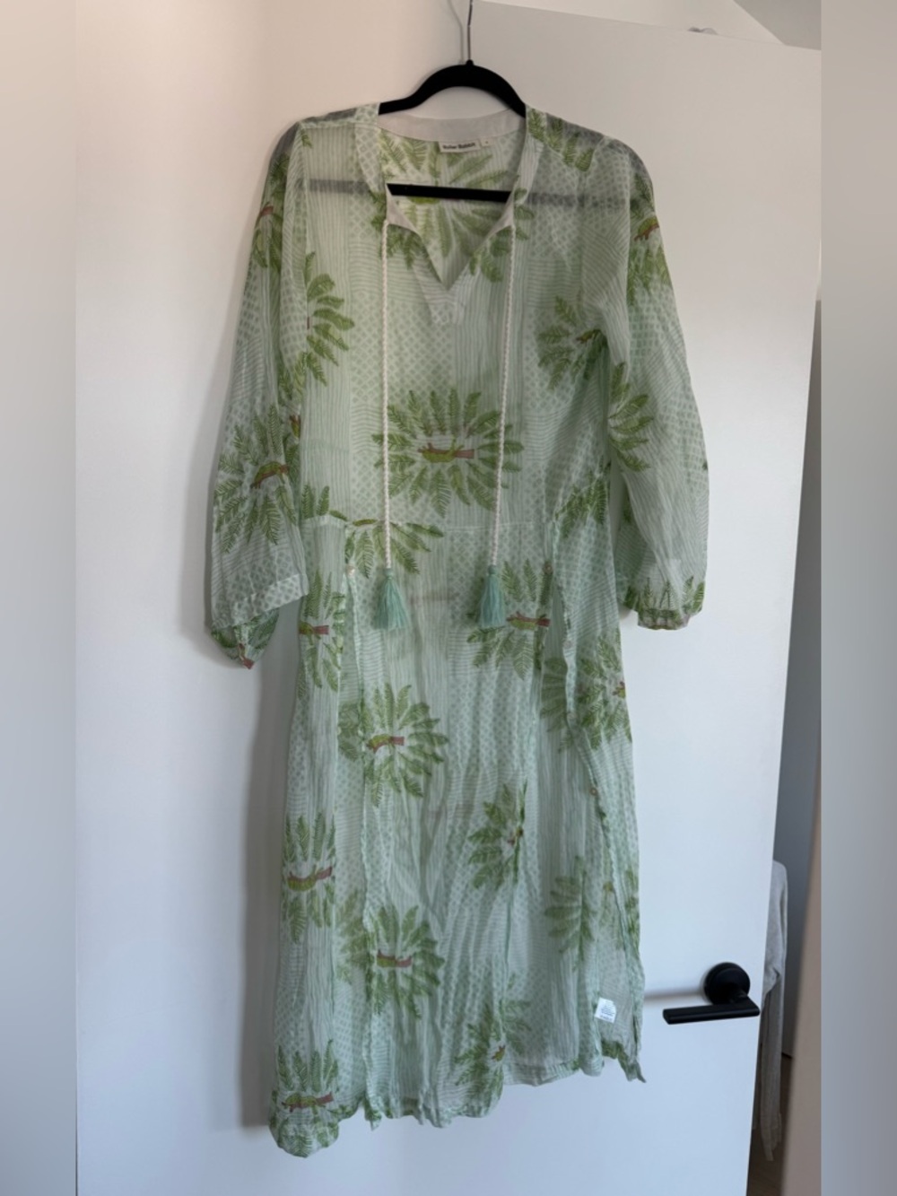 Roller Rabbit Sheer Coverup with Tassels